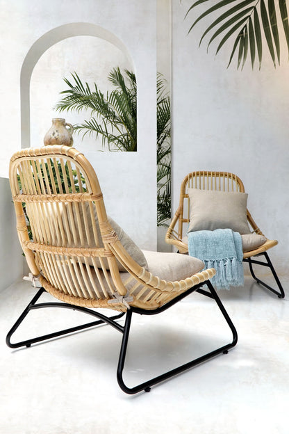 Mario Living Set Of Four With Beige Cushion