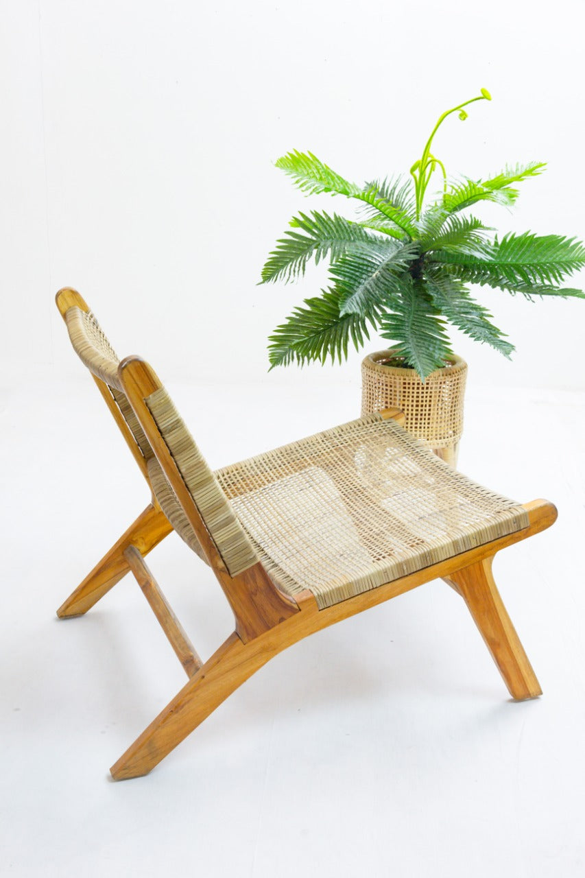 Rattan chair – Catania, natural natural materials in boho style