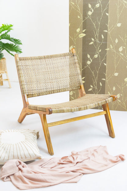 Rattan chair Catania – handmade in Bali, boho style