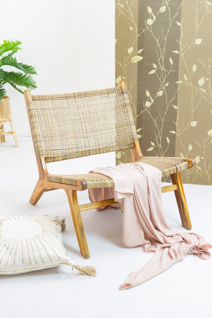 Catania chair in natural materials – boho furniture by BaliSouk