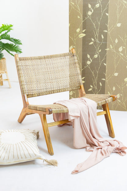 Catania chair in natural materials – boho furniture by BaliSouk