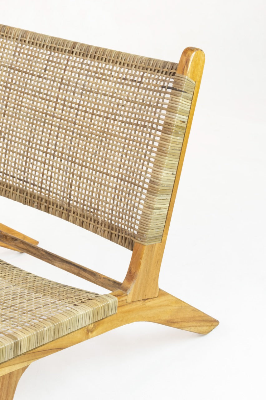 Catania chair in natural materials – boho furniture by BaliSouk