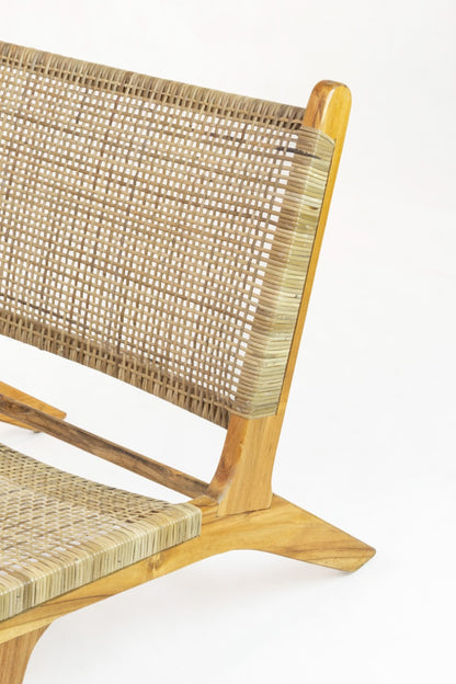Catania chair in natural materials – boho furniture by BaliSouk