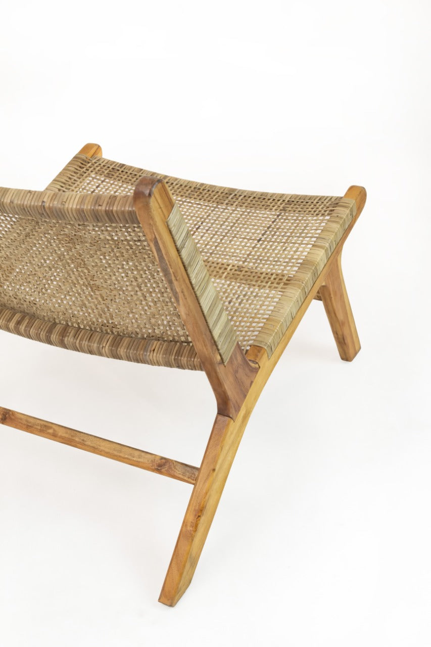 Rattan chair Catania – boho furniture, handwoven and handmade in Bali