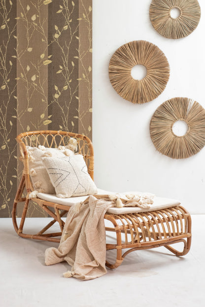 Rattan sun lounger Charlotta – handmade in Bali, boho style