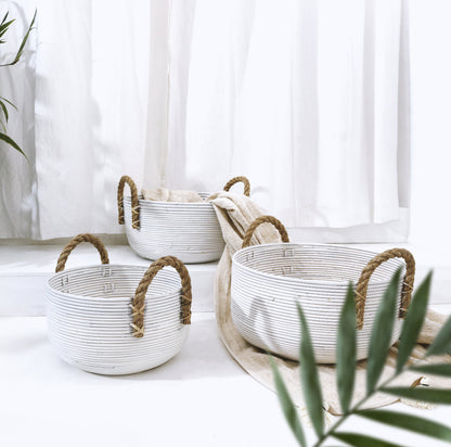 Rattan basket Keke – handmade in Bali, boho style
