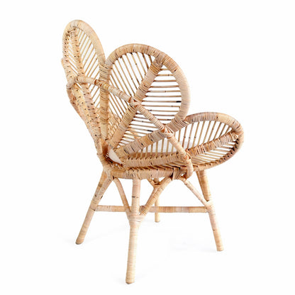 Rattan chair – Flower, natural natural materials in boho style