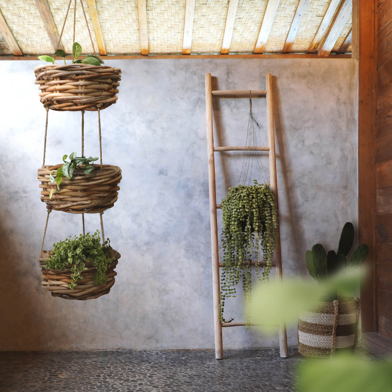 Saint Tropez Hanging Basket Set Of Three