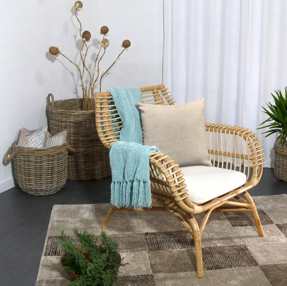 Karina Arm Chair With Cushion