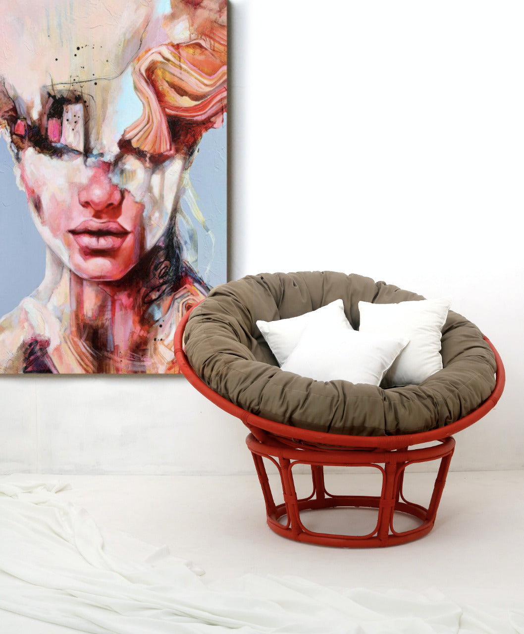 Rattan papasan chair – Papasan Chair, natural natural materials in boho style