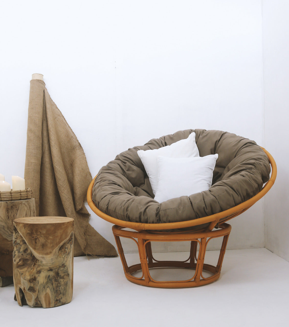 Rattan papasan chair Papasan Chair – boho furniture, handwoven and handmade in Bali