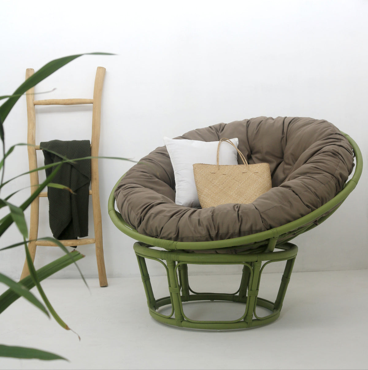 Rattan papasan chair Papasan Chair – boho furniture, handwoven and handmade in Bali