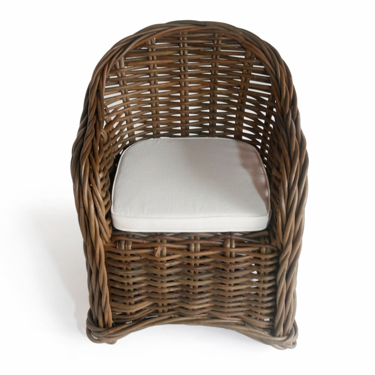 Rattan armchair – Glyfada Arm, natural natural materials in boho style