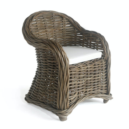 Rattan armchair Glyfada Arm – handmade in Bali, boho style