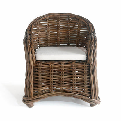 Glyfada Arm armchair in natural materials – handmade boho furniture from Bali