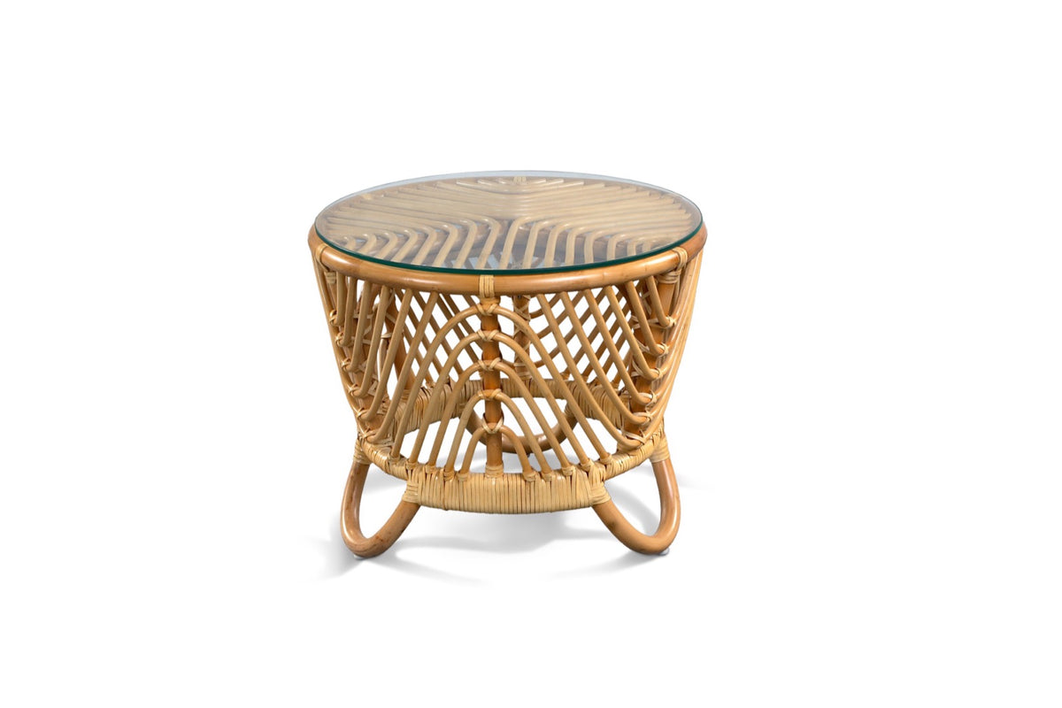 Dania table in natural materials – handmade boho furniture from Bali