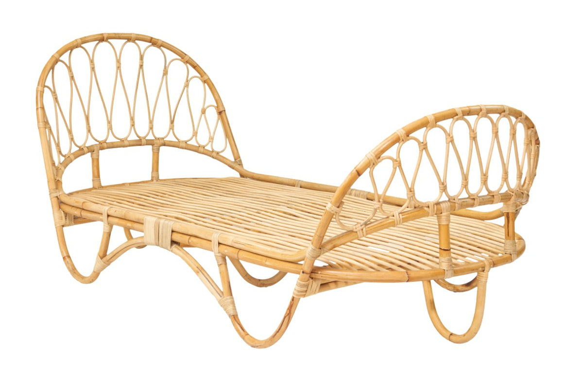 Sophia bed, boho furniture handmade by Balinese artisans