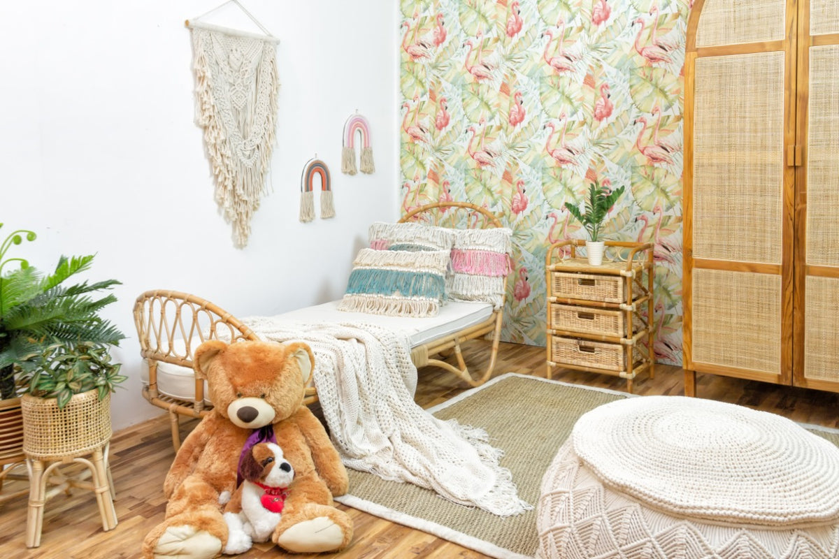 Rattan bed Sophia – handmade in Bali, boho style