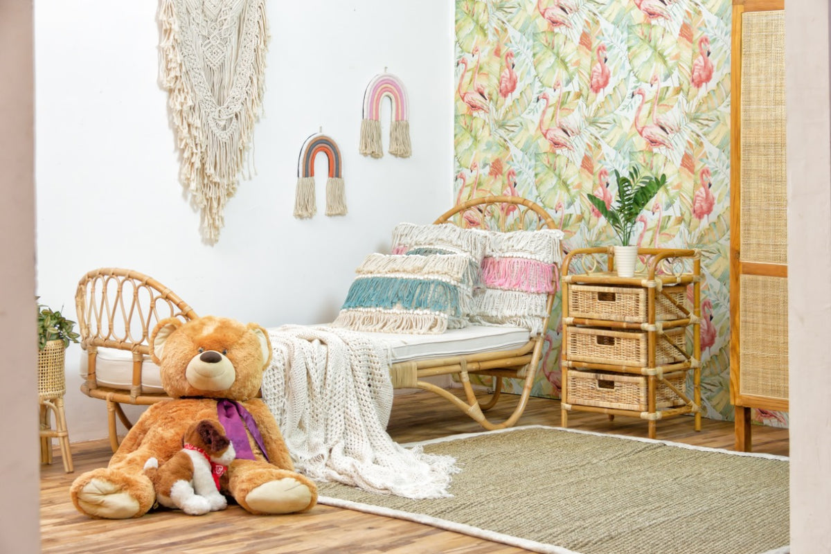 Sophia – natural materials bed, boho furniture from Bali