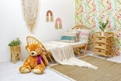 Rattan bed Sophia – handmade in Bali, boho style