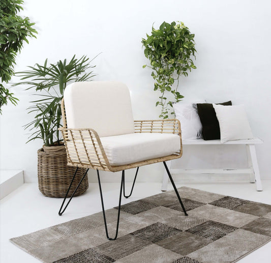 Bali Furniture – Carmen Chair With Cushion Set – The Carmen Chair With Cushion Set brings