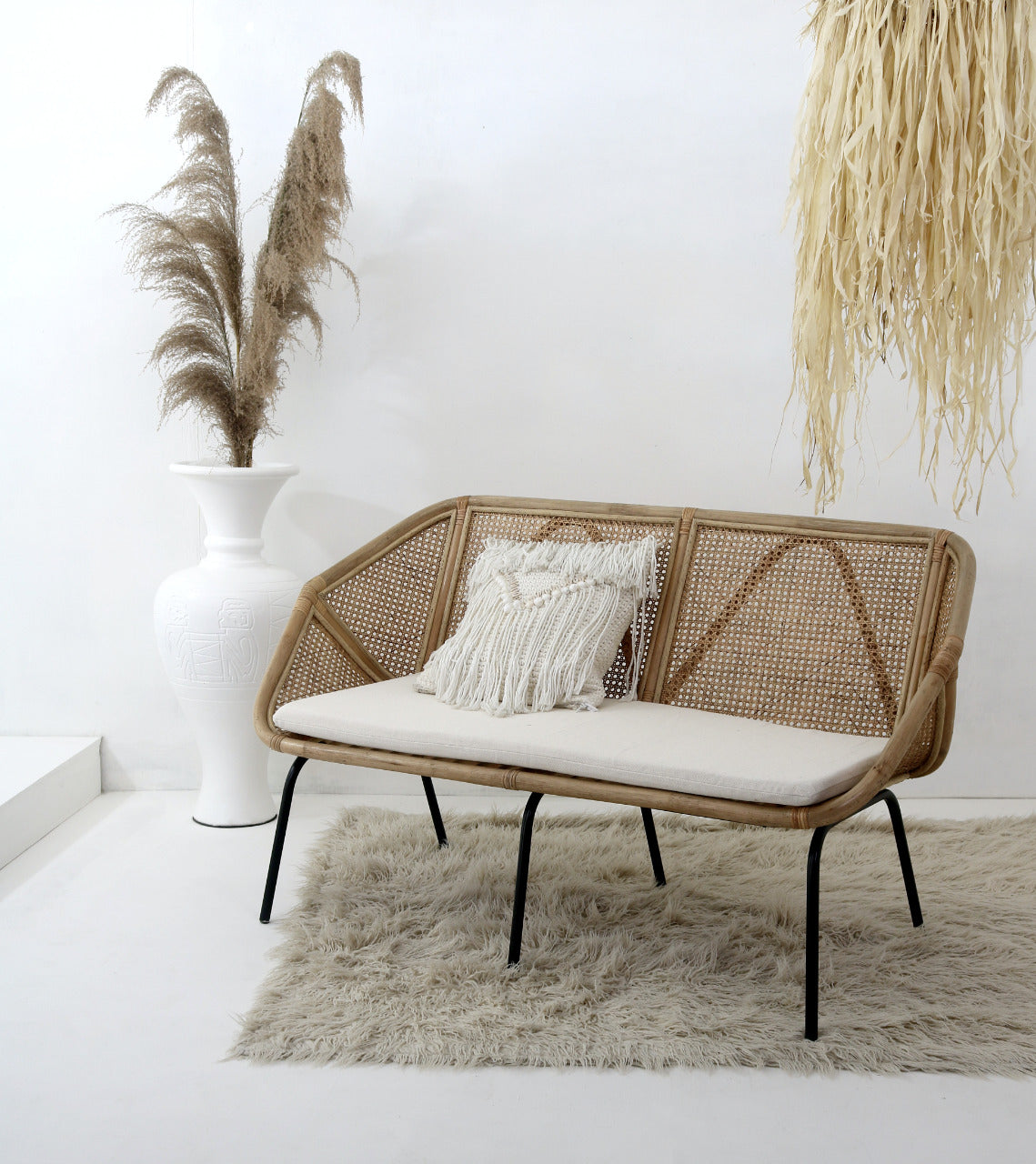 The Manado sofa – natural materials, boho furniture handmade in Bali
