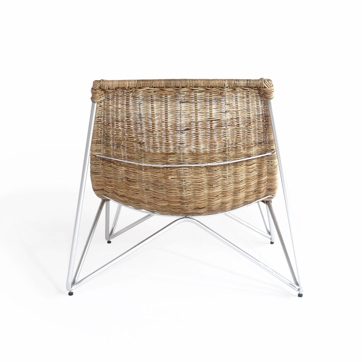 Iron sun lounger – Saint Augustin, natural natural materials in boho style