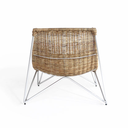 Iron sun lounger – Saint Augustin, natural natural materials in boho style