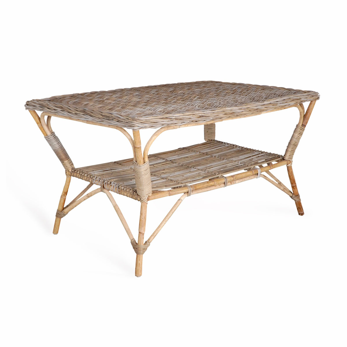 Handcrafted leather table – Athena, boho furniture from BaliSouk