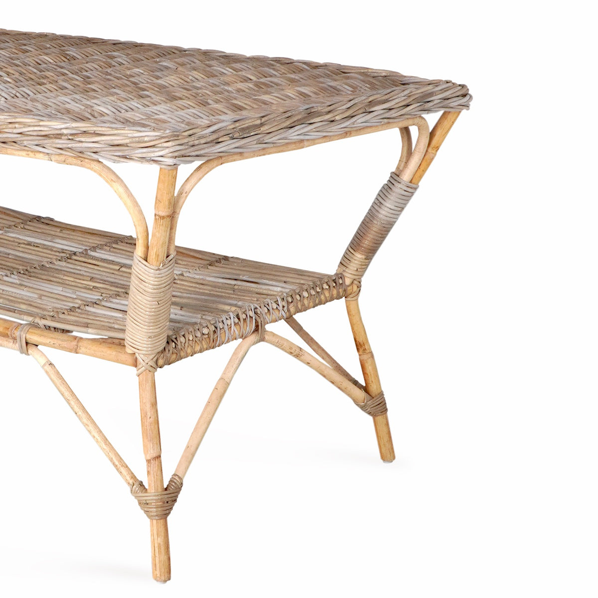 Athena table in natural materials – boho furniture by BaliSouk