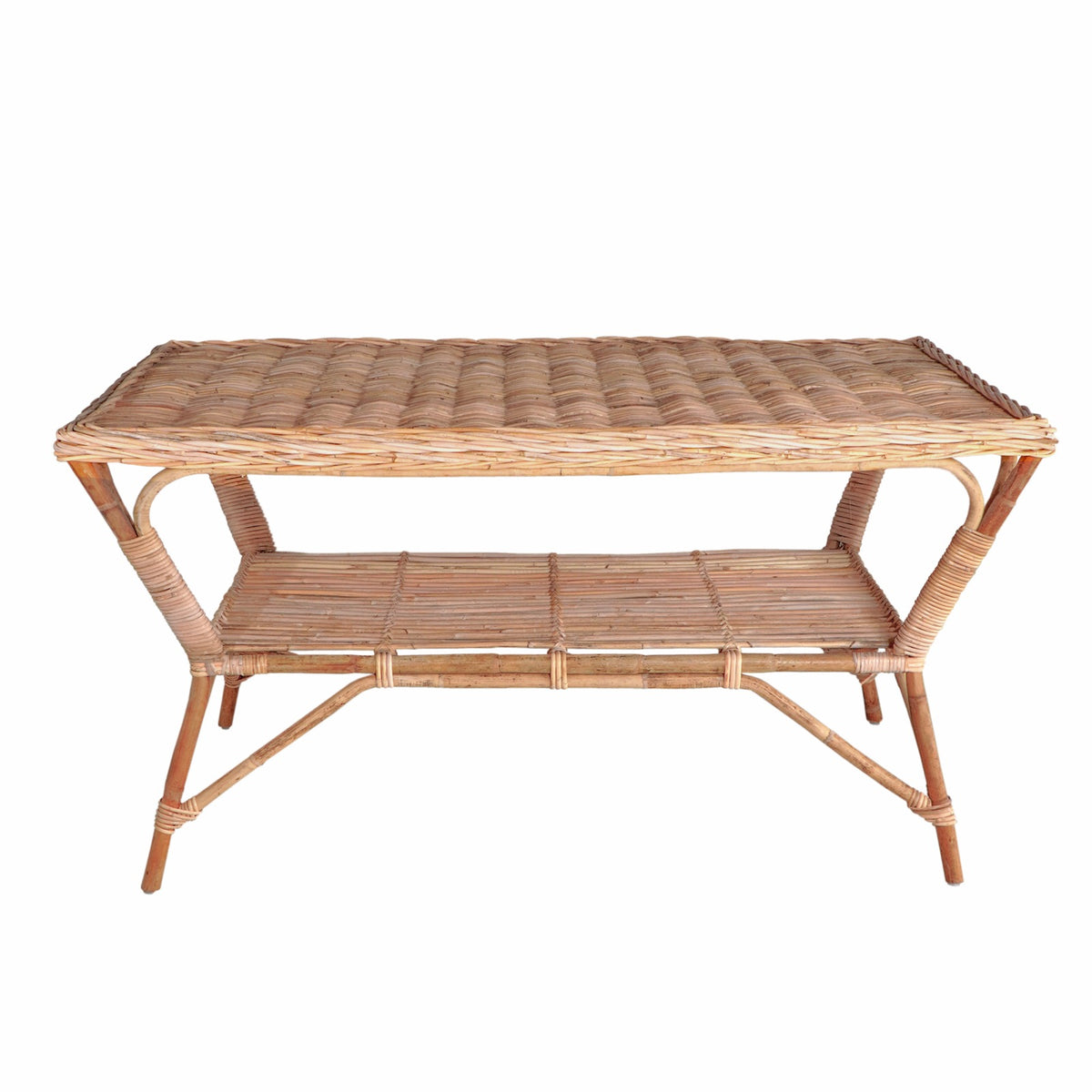 Athena table, boho furniture handmade by Balinese artisans