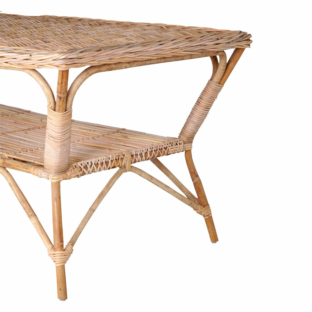 Leather table – Athena, natural natural materials in boho style
