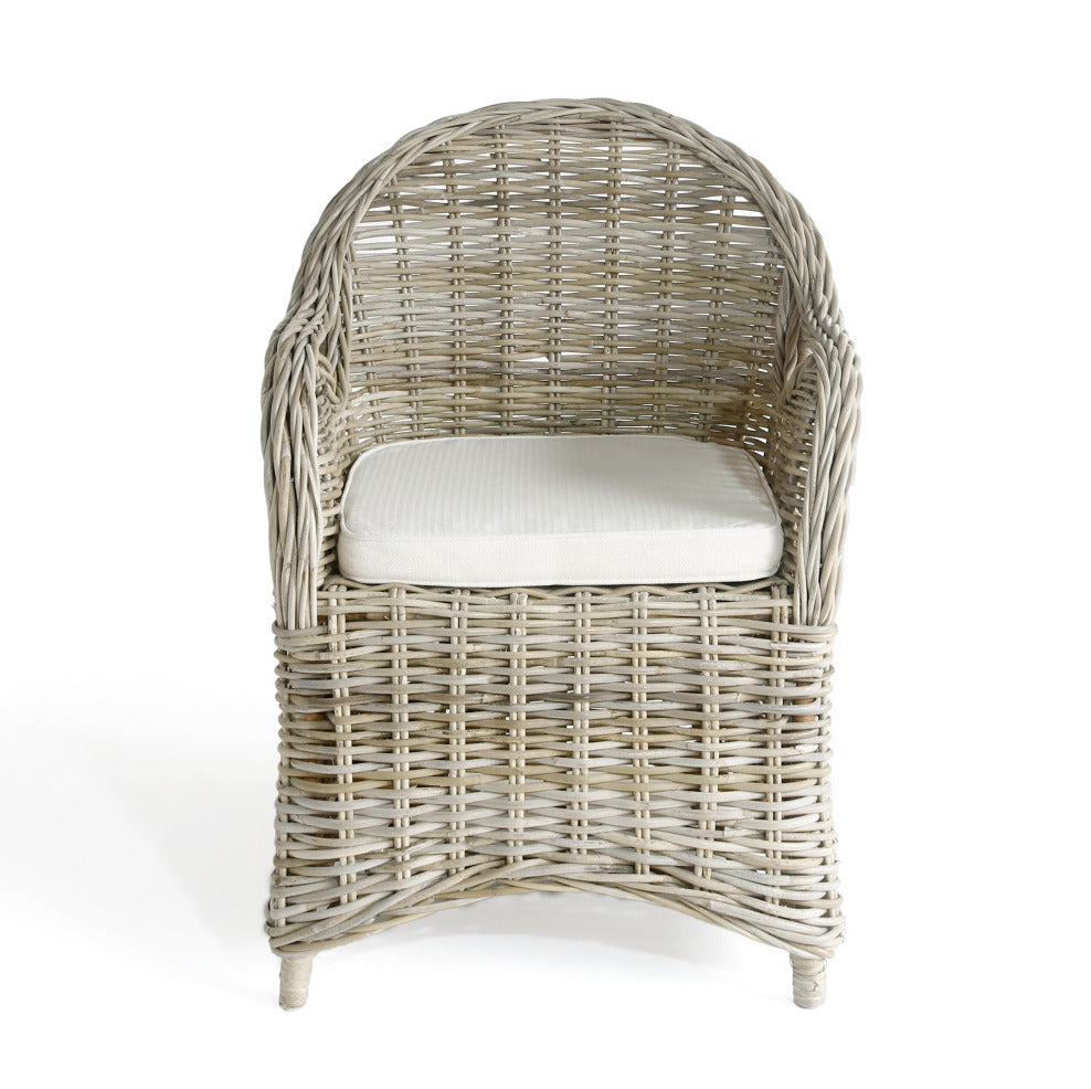 Rattan armchair Athena – boho furniture, handwoven and handmade in Bali
