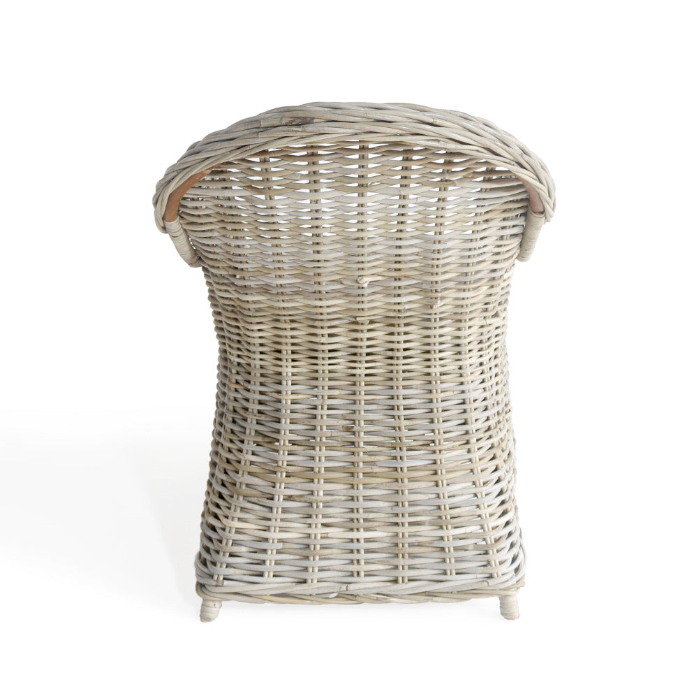 Rattan armchair Athena – boho furniture, handwoven and handmade in Bali