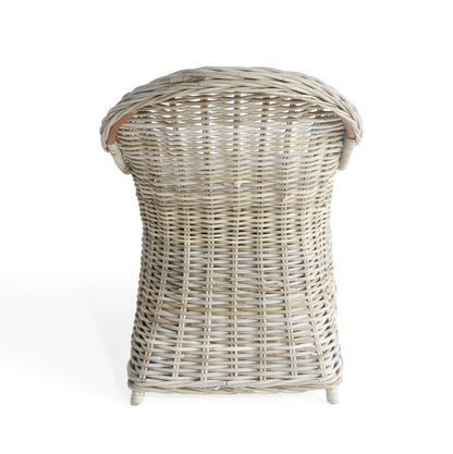 Rattan armchair Athena – boho furniture, handwoven and handmade in Bali