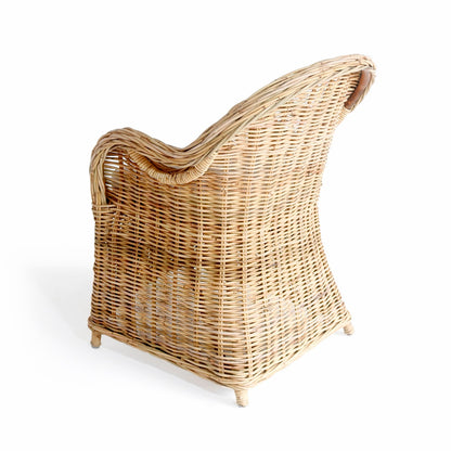 Athena – natural materials armchair, boho furniture from Bali