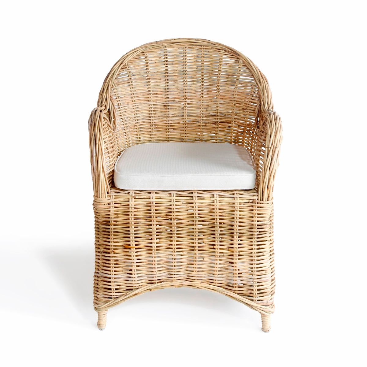 Athena armchair in natural materials – boho furniture by BaliSouk