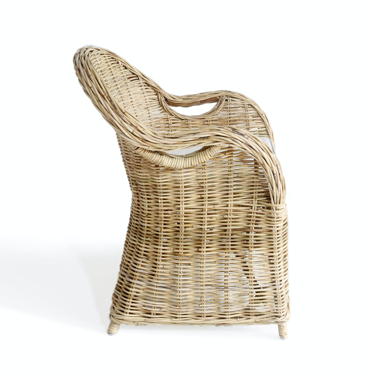Handcrafted rattan armchair – Athena, boho furniture from BaliSouk