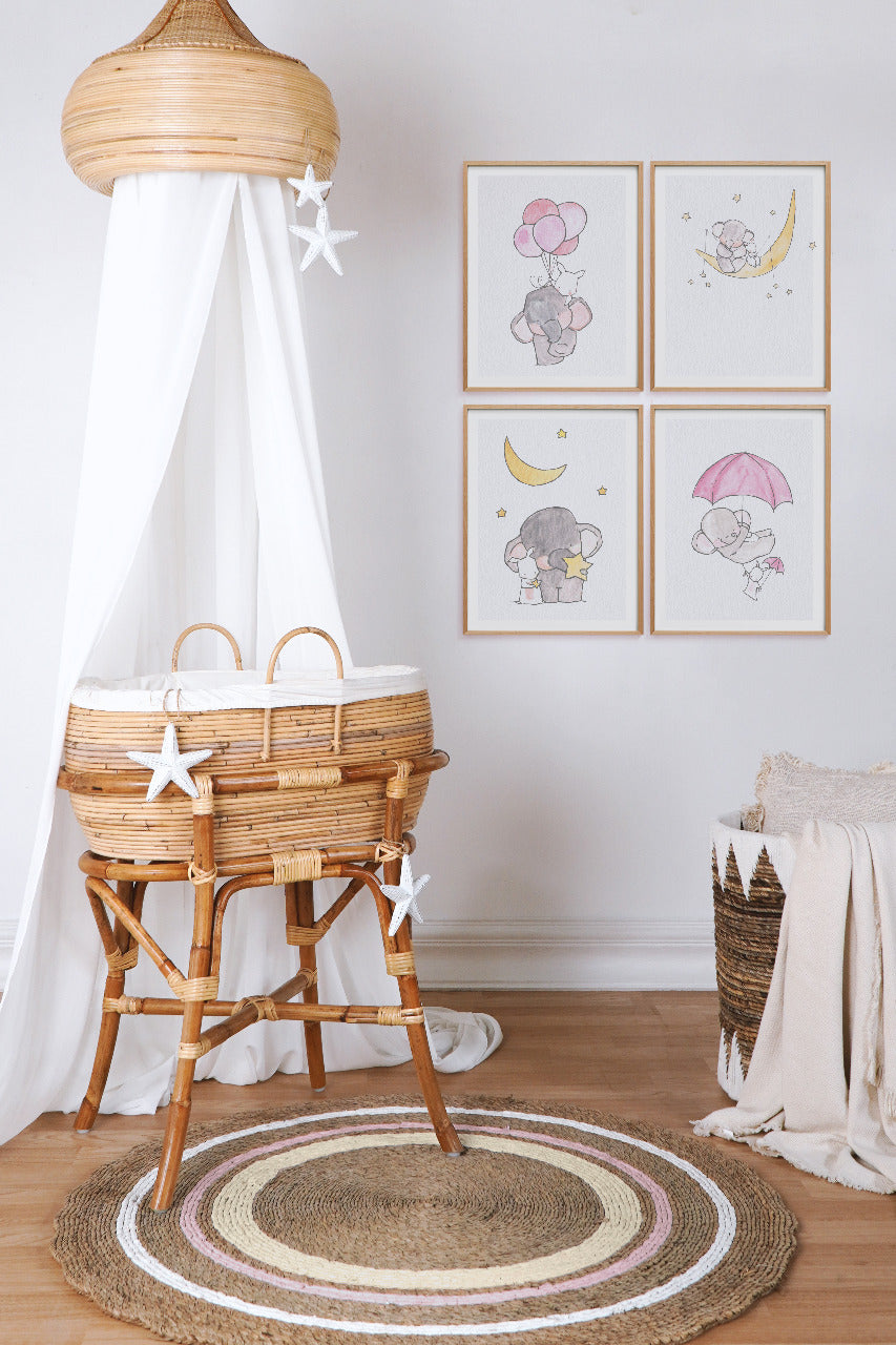 Rattan basket – Kaya Baby Coat – boho decor handmade in Bali by BaliSouk