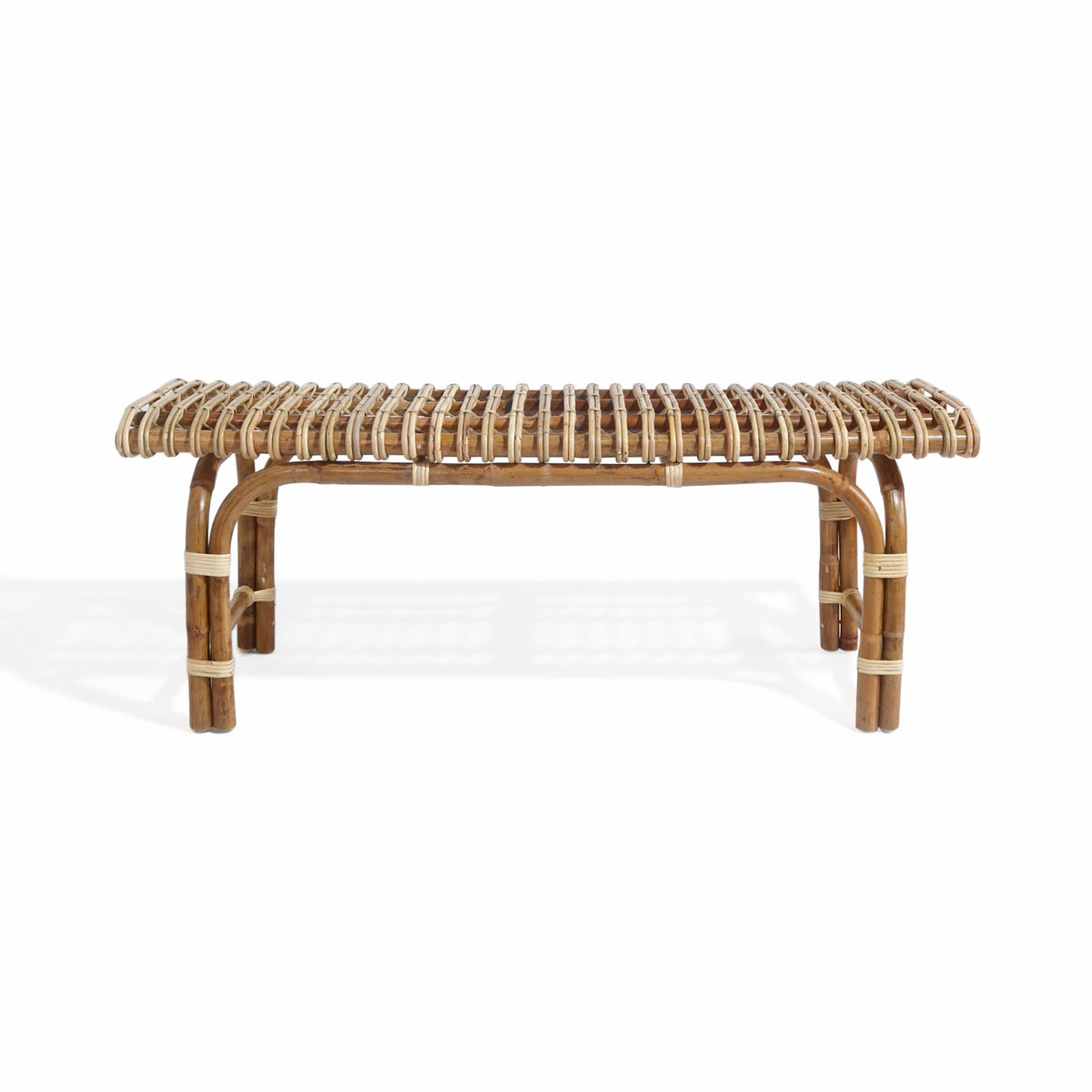 Rattan bench – Coda, natural natural materials in boho style