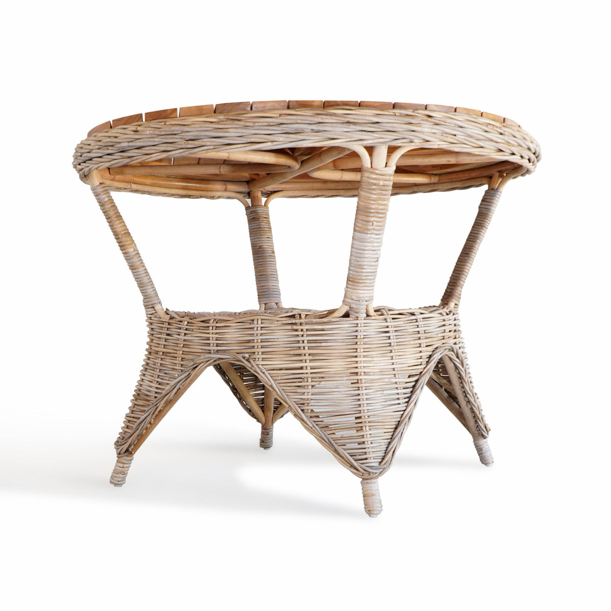 Handcrafted rattan table – Athena, boho furniture from BaliSouk