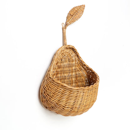 Rattan decorative piece – Pear Storage, natural natural materials in boho style