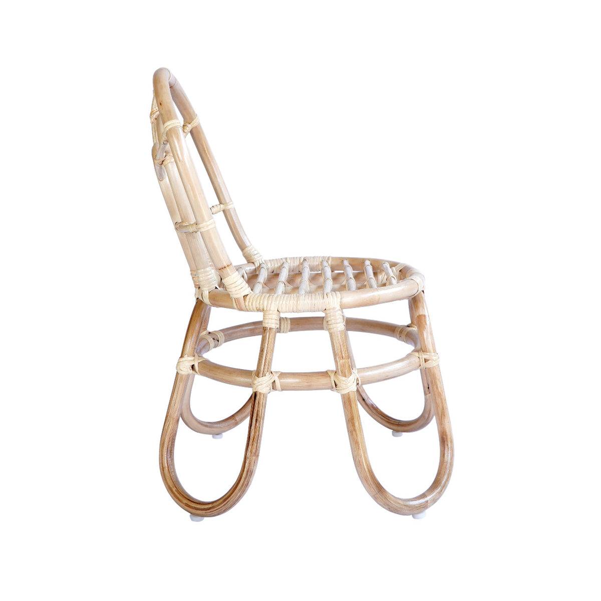 Bohemian chair in natural materials – boho furniture by BaliSouk