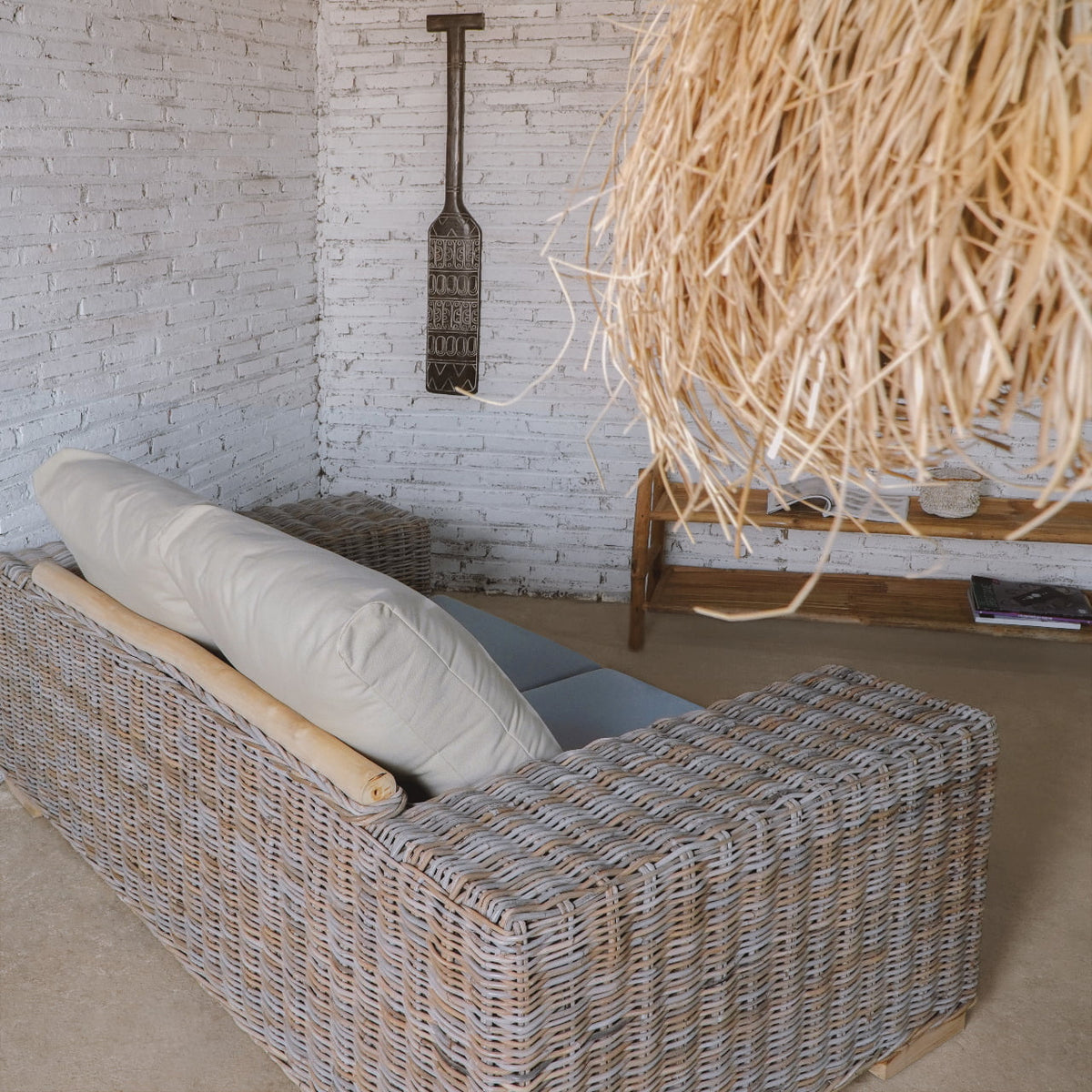 Rattan sofa Loly – handmade in Bali, boho style
