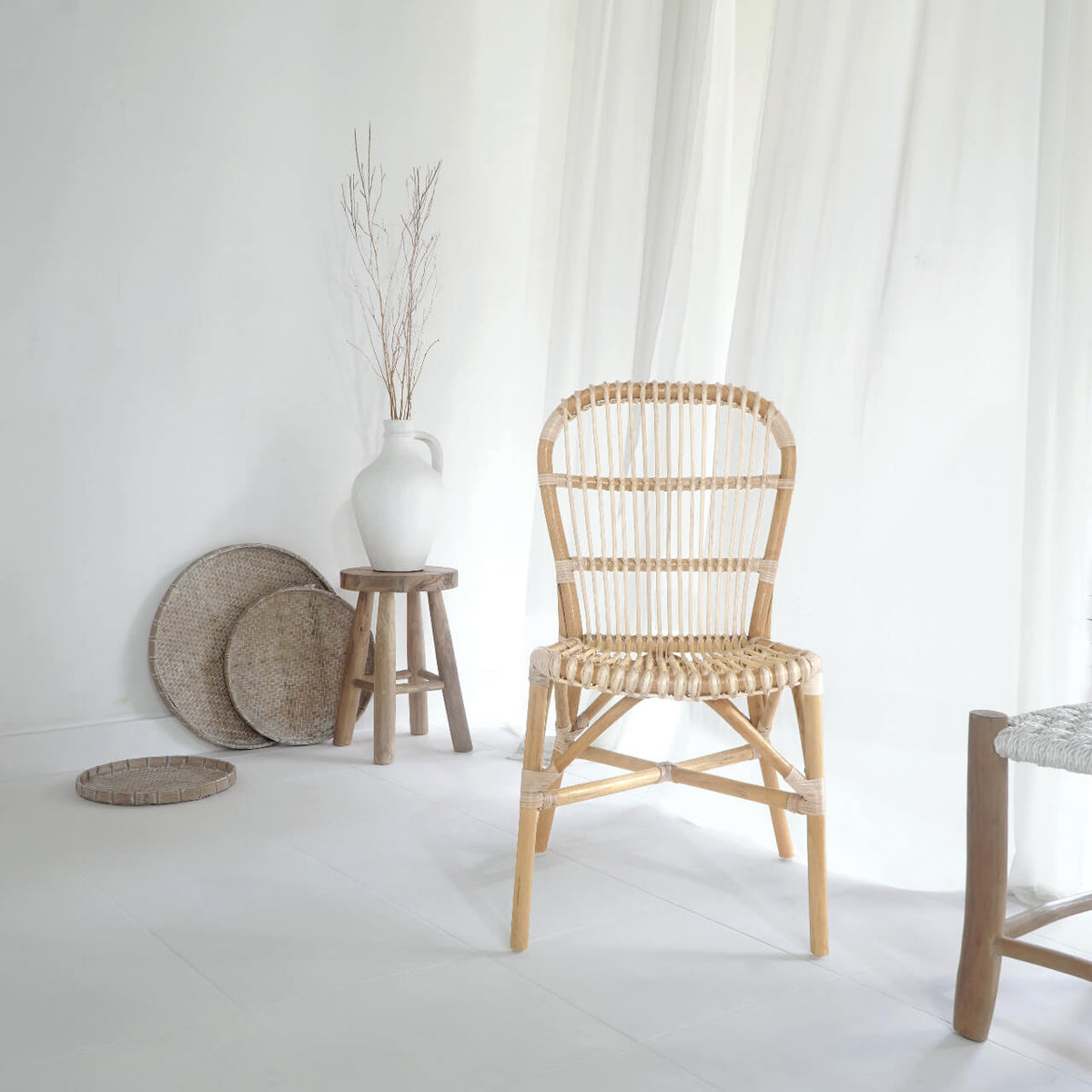 Sumatra Dining Chair Without Cushion – Set of 2