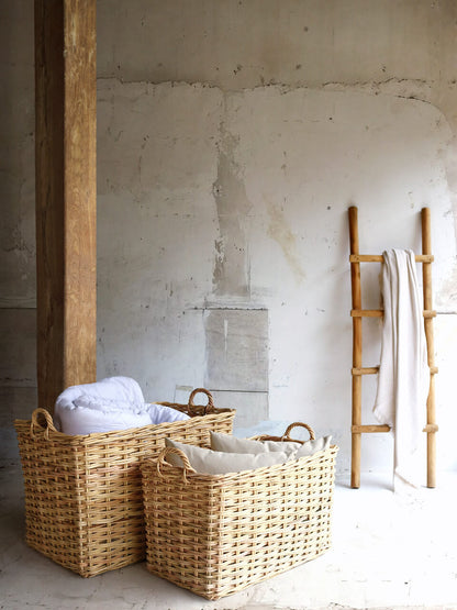 Bali Furniture – Kyoto Basket With Handle S/2 – The Kyoto Basket With Handle S/2 Natural