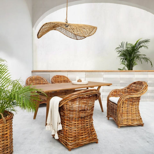 Bali Furniture – Glyfada Armchair With White Cushion – The Glyfada Armchair With White Cushion 