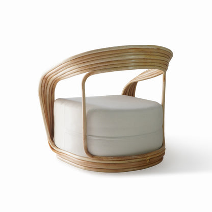 Rattan armchair Bonita Arm – handmade in Bali, boho style