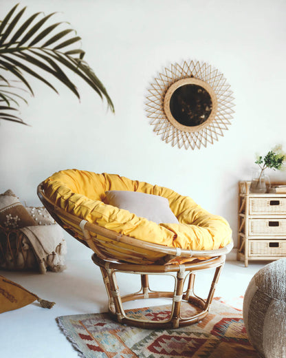 Bali Furniture – Papasan Stool With Cushion