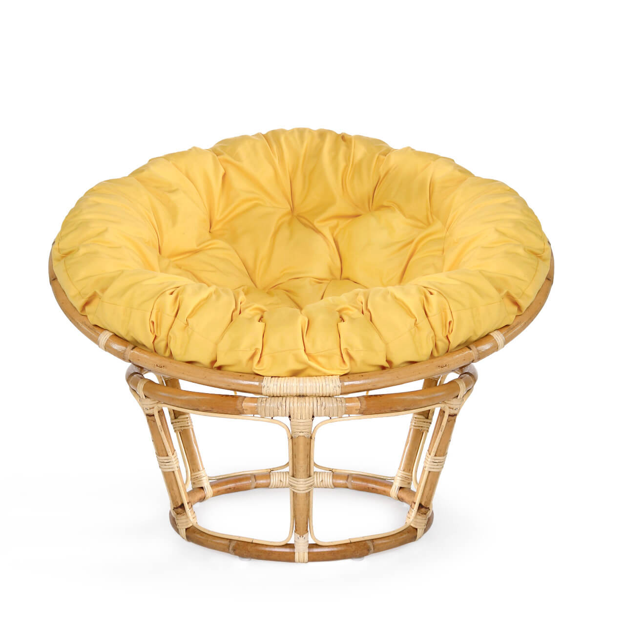 Papasan Stool With Cushion